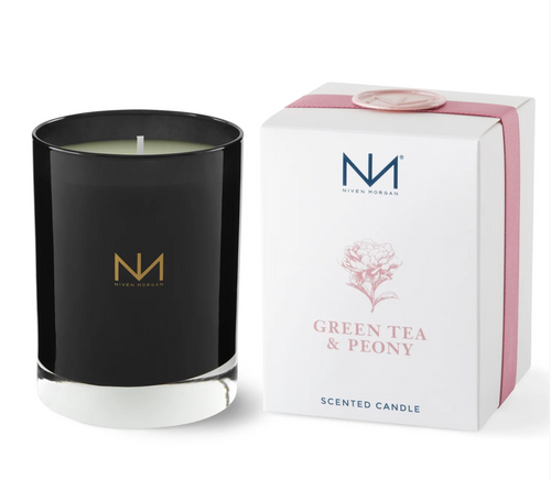 Niven Morgan Green Tea and Peony Candle